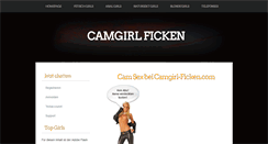Desktop Screenshot of camgirl-ficken.com